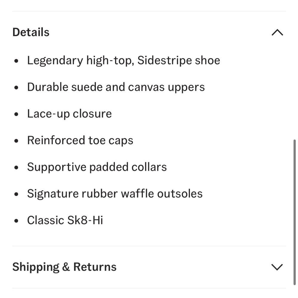 Vans Sk8-Hi Shoe - Picture 4 of 9